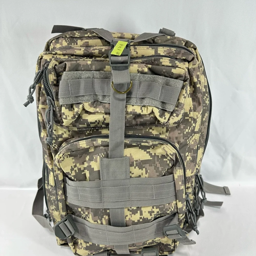#146 Tactical Nylon Backpack Outdoor Hiking Military Backpacks 30L